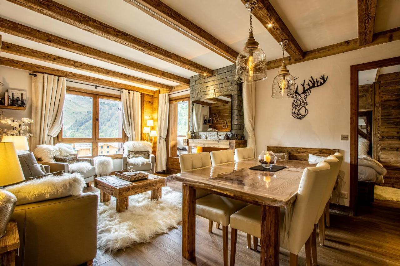 Les Arcs  Arc 1950, Ambiance Chalet Luxe 5/7Pers Dans Residence 5* Skis Aux Pieds Avec Spa מראה חיצוני תמונה