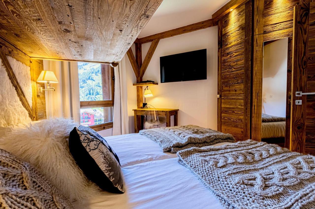 Les Arcs  Arc 1950, Ambiance Chalet Luxe 5/7Pers Dans Residence 5* Skis Aux Pieds Avec Spa מראה חיצוני תמונה