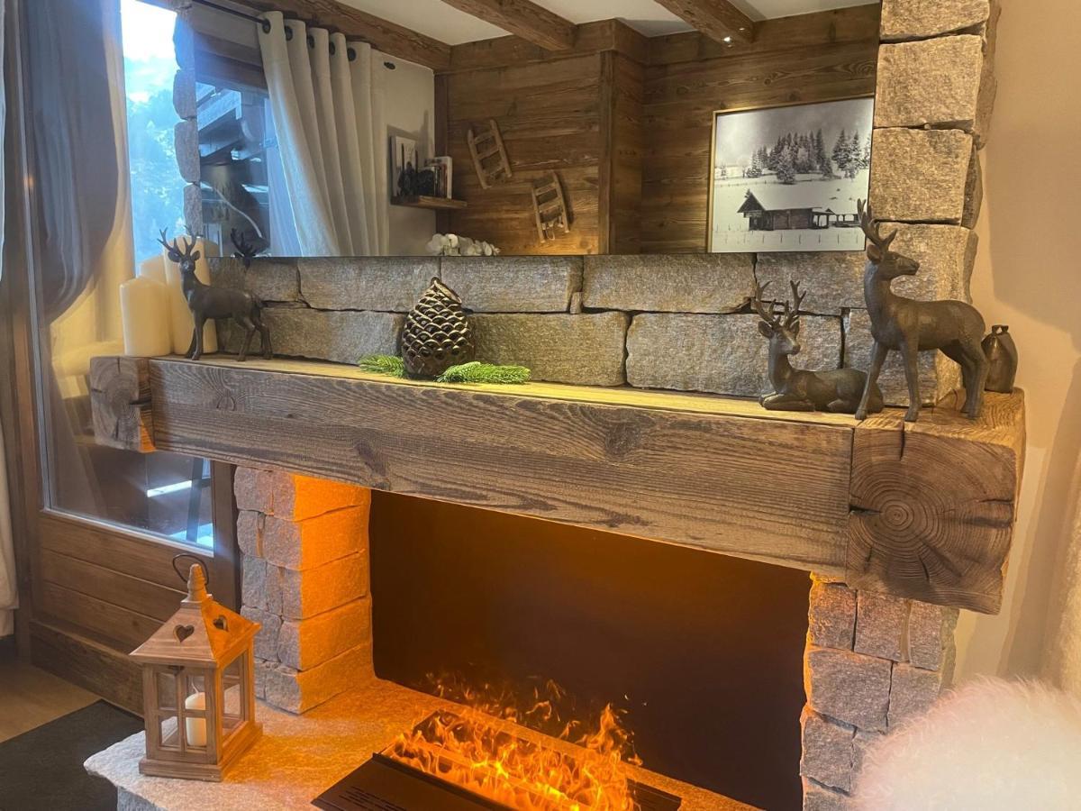 Les Arcs  Arc 1950, Ambiance Chalet Luxe 5/7Pers Dans Residence 5* Skis Aux Pieds Avec Spa מראה חיצוני תמונה